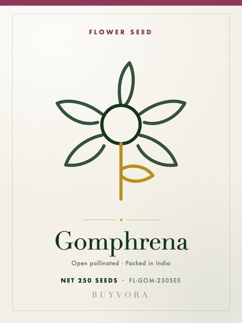 Gomphrena Seeds 250 Seeds