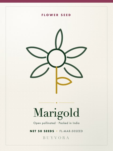 Marigold Seeds 50 Seeds