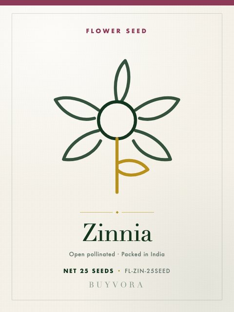 Zinnia Seeds 25 Seeds