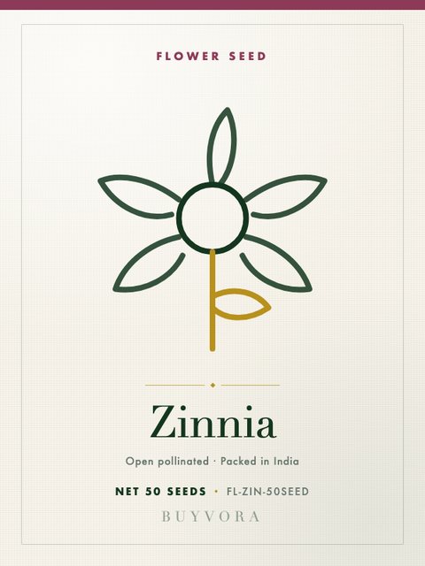 Zinnia Seeds 50 Seeds