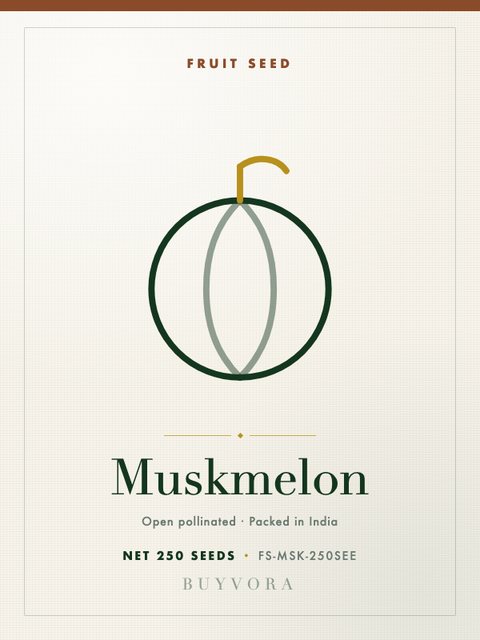 Muskmelon Seeds 250 Seeds