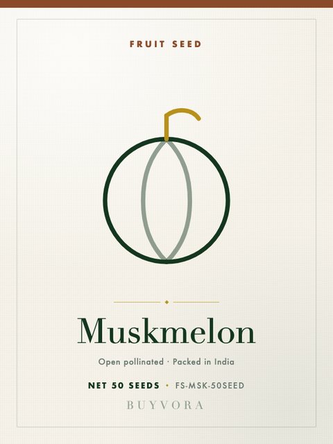 Muskmelon Seeds 50 Seeds