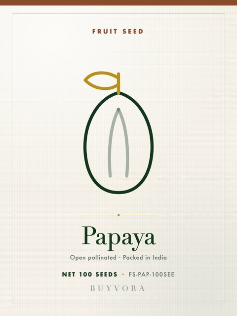 Papaya Seeds 100 Seeds