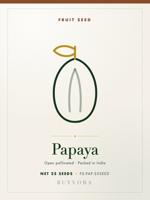 Papaya Seeds 25 Seeds