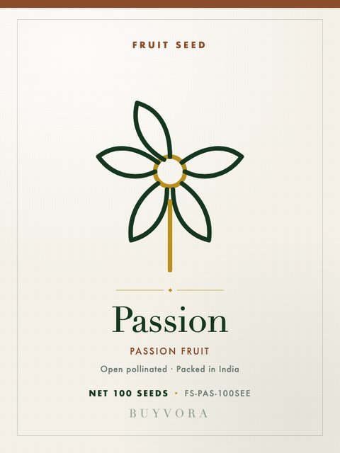 Passion Fruit Seeds 100 Seeds