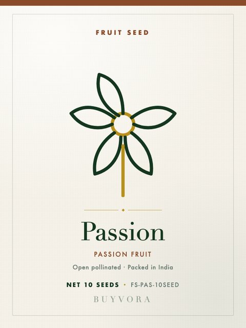 Passion Fruit Seeds 10 Seeds