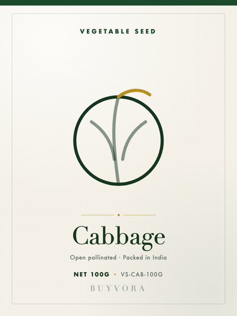 Cabbage Seeds 100g