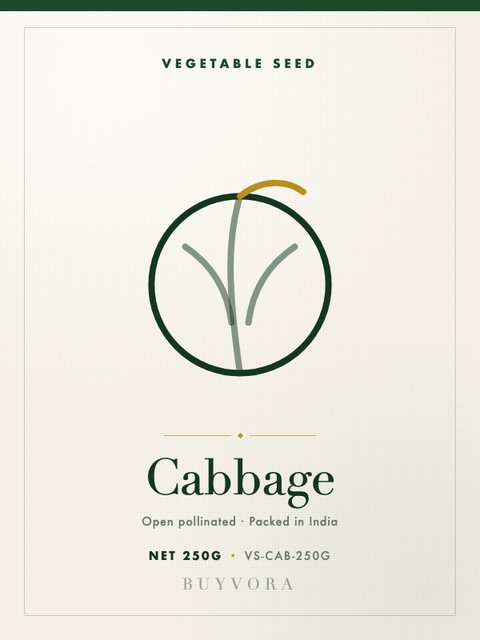 Cabbage Seeds 250g