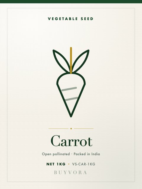 Carrot Seeds 1kg