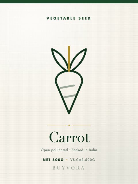 Carrot Seeds 500g