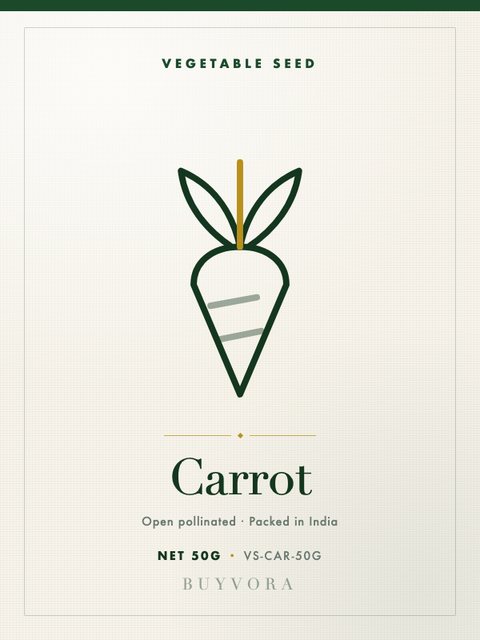 Carrot Seeds 50g