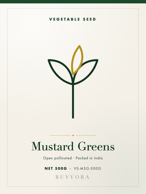 Mustard Greens Seeds 500g