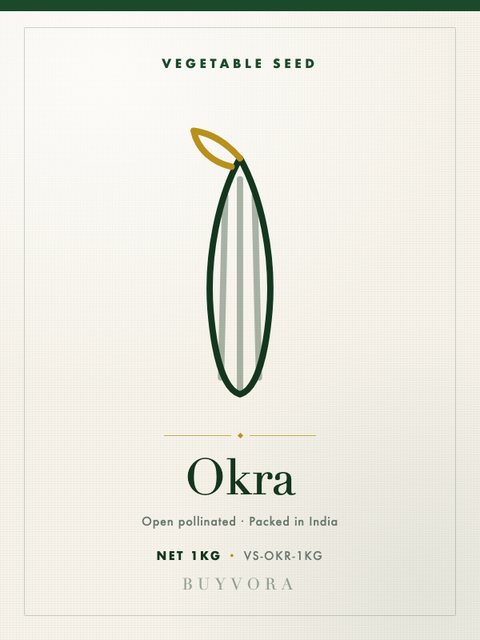 Okra Seeds 1kg