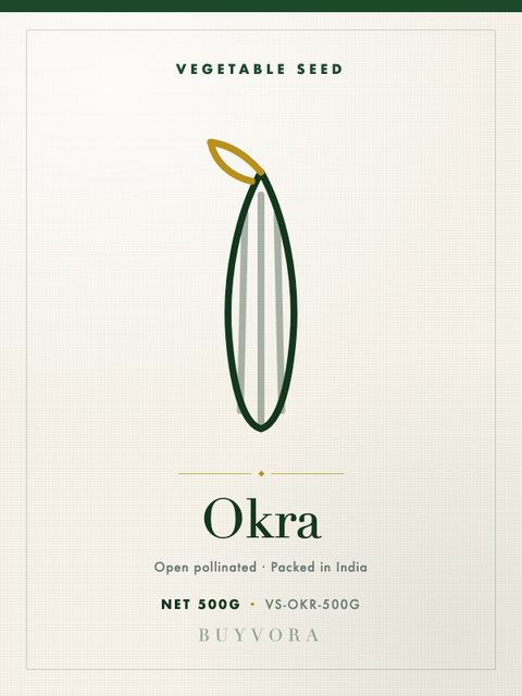 Okra Seeds 500g