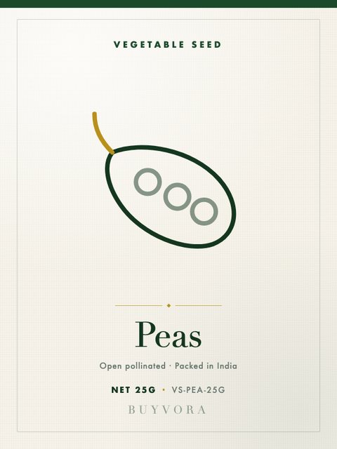 Peas Seeds 25g