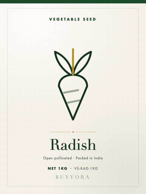 Radish Seeds 1kg