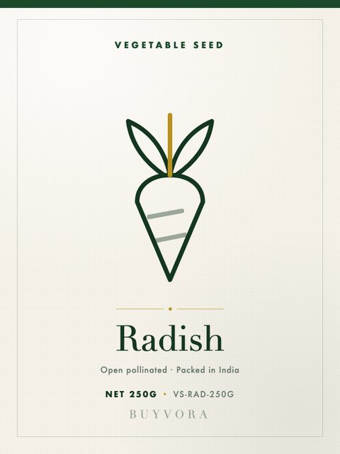 Radish Seeds 250g