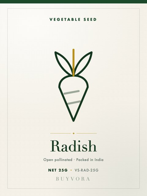 Radish Seeds 25g
