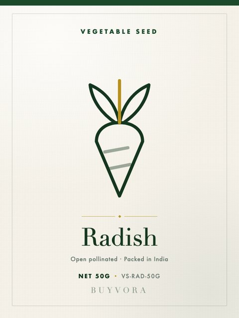 Radish Seeds 50g
