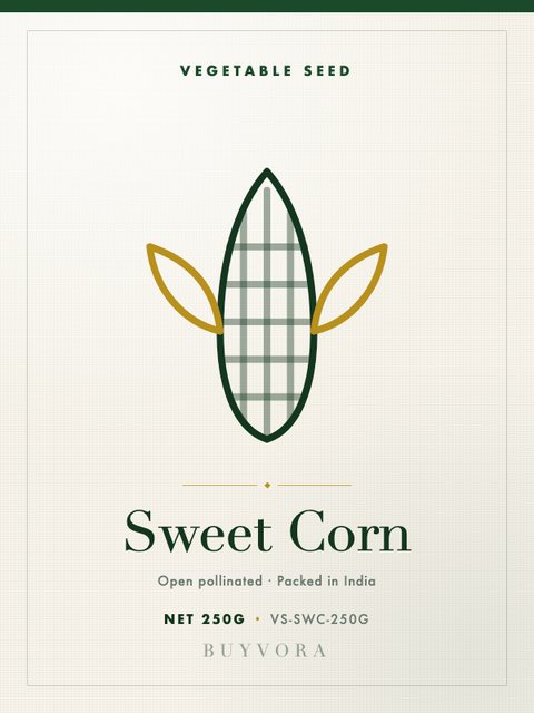 Sweet Corn Seeds 250g