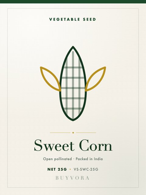 Sweet Corn Seeds 25g