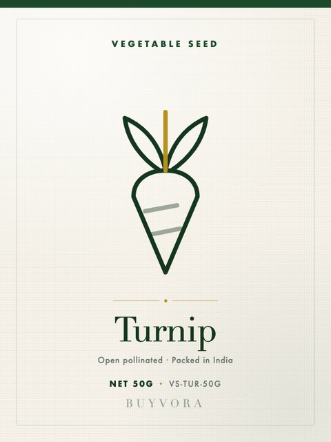 Turnip Seeds 50g